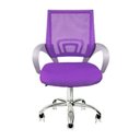 Ver imagem 5 de Cadeira de Escritório Secretária Base Cromada com Rodinha Fortt Lisboa Csf02