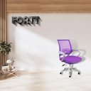 Ver imagem 4 de Cadeira de Escritório Secretária Base Cromada com Rodinha Fortt Lisboa Csf02