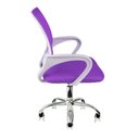 Ver imagem 6 de Cadeira de Escritório Secretária Base Cromada com Rodinha Fortt Lisboa Csf02