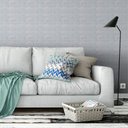 Ver imagem 2 de Papel de Parede Tijolinho Moderno Cinza - 3,00x0,50m