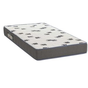 Colchão Solteiro de Espuma D33 Suede Cor Cinza Confort Tec