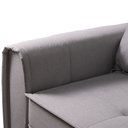 Ver imagem 7 de Sofá Cama Maldivas Dobrável com Colchão 2.23m Almofadas Soltas Jc Estofados