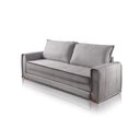 Ver imagem 1 de Sofá Cama Maldivas Dobrável com Colchão 2.23m Almofadas Soltas Jc Estofados