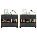 Ver imagem 1 de Kit 2 Nichos Organizadores com 6 Gavetas Preto/Preto - FdECOR