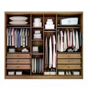 Ver imagem 2 de Guarda Roupa Rizon 6 Portas 6 Gavetas 1 Espelho Cor:cumaru