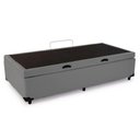 Ver imagem 6 de Cama Box Baú Solteiro Sintético Sereneprime Cinza 88x188x44