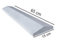 Ver imagem 6 de Forma Manual de Aço para Produção Própria de Chapéu Pingadeira 15x65cm Acabamento Muros