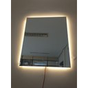 Ver mais imagens de Espelho Lapidado Bisotê Iluminado com LED quente - 50x100cm