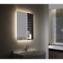Ver imagem 2 de Espelho Lapidado Bisotê Iluminado com LED quente - 50x100cm
