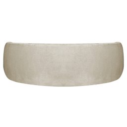 Sofá Curvo 2 Lugares Sala de Estar Recepção Noruega 150cm Suede - Doce Sonho Móveis Sala de Estar,ha - 7
