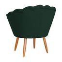 Ver imagem 6 de Kit 2 Poltronas Decorativa para Sala de Estar Charm Suede Verde - Montanaris Decor MD MONTANARIS DEC