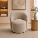 Ver imagem 1 de Poltrona Decorativa Yara Base Giratória Veludo Sala Estar Quarto Recepção Confortável