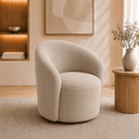 Ver imagem 4 de Poltrona Decorativa Yara Base Giratória Veludo Sala Estar Quarto Recepção Confortável
