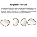 Ver imagem 5 de Balcão Buffet Magum 1 Porta com Espelho Orgânico Cinamomo/off White - Pnr Móveis