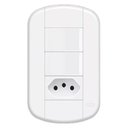 Ver imagem 1 de Conjunto de 2 Interruptor Simples 16A/250 Volts e 1 Tomada 2P+T 10A/250 Volts Blanc Mais - 11339294
