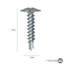 Ver imagem 4 de Parafuso de Forro Ponta Broca Drywall Phillips 4.2 x 19 mm 1000 Peças