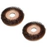 Kit 2 Escovas de AÇO 350 mm SEM Flange Para Enceradeira CLEANER, Allclean e Bandeirantes Entre Outra - 2