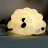 Luminaria Abajur Mesa Ovelhinha Dorminhoca Touch Led Muda de Cor Silicone Iluminaçao Decoraçao Quart - 7