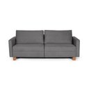 Ver imagem 3 de Sofá 3 Lugares 1,60m Fixo Veludo Plaza Cinza - Straub Web