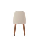Ver imagem 2 de Conjunto de Jantar Mesa Avena 6 Cadeiras New Drop - Canella C/ Bege