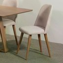 Ver imagem 3 de Conjunto de Jantar Mesa Avena 6 Cadeiras New Drop - Canella C/ Bege