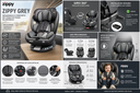 Ver imagem 5 de Cadeira para Carro Isofix 360° 0 a 36kg Cinza Zippy Toys