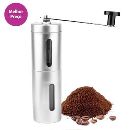 Moedor De Grãos Café Manual Aço Inox Moagem Moinho Cerâmica - 1