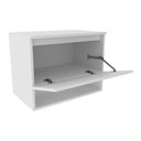 Ver imagem 3 de Gabinete Banheiro 1 Porta 60Cm Suspenso Cr10086 Branco