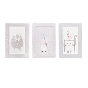 Ver imagem 1 de Kit 3 Placas Decorativas em MDF Animais 28,5x 19 cm - D’Rossi