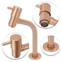 Ver imagem 2 de Torneira Link Lavatório/banheiro Rose Gold Mesa Metal 1/4v