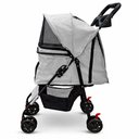 Ver imagem 7 de Carrinho de Passeio Pet com Porta Copo para Cães e Gatos 20kg Dobrável