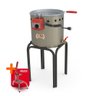 Tacho Fritador 3500W Industrial Elétrico PR-90E Água e Óleo 12L Progás 220V e Cortador de - 1