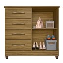 Ver imagem 3 de Cômoda 4 Gavetas Imop Com Sapateira Dubai