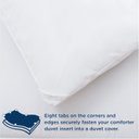 Ver imagem 4 de Bedsure Edredom Acolchoado Alternativo Branco Twin(68"x88")
