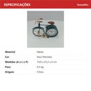 Ver imagem 5 de Relógio Decorativo de Metal Azul Petroleo 20x26x7cm Parede Mesa Decoração Sala