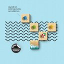 Ver imagem 3 de Guardas-Sol and Waves - Wall concept, montagem entre quadros e adesivo de parade - 5 peças + - Soft