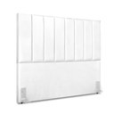 Ver imagem 2 de Cabeceira Estofada Carla 140 Corino Branco