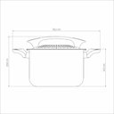 Ver imagem 7 de Espagueteira Tramontina Milazzo 5,7 Litros 22 Cm em Alumínio Starflon Max Amêndoa