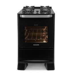 Fogão Best Glass 4 Queimadores Preto Fgvbg410pt Suggar - 2