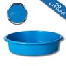 Piscina Redonda Azul Afort Multiuso de Polietileno 50 Litros - 6