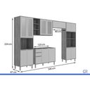 Ver imagem 3 de Kit Modulado 5 Peças Brilhante C571 Off White MGM