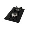 Fogão Cooktop Fischer 2q Gás Mesa Vidro com Supervisor de Chama Bivolt - 1