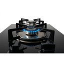 Ver imagem 2 de Fogão Cooktop Fischer 2q Gás Mesa Vidro com Supervisor de Chama Bivolt