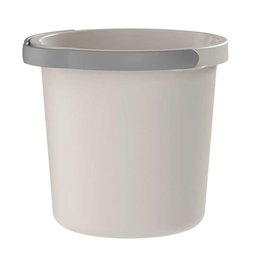 Balde 8,5l Bico Direcionador Litros e Alça Anatômica Flow Bege ou Limpeza - 1
