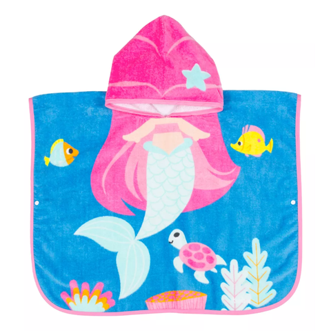 Toalha de Banho Poncho Sereia 100% Algodão - Buba