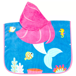 Toalha de Banho Poncho Sereia 100% Algodão - Buba - 2
