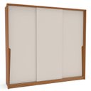 Ver imagem 2 de Guarda Roupa Casal 220cm com 3 Portas e 4 Gavetas 240828 Linha Porto Politorno Móveis