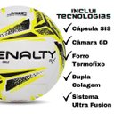 Ver imagem 6 de Bola Futsal Oficial Penalty Original Rx 50 Xxi Infantil
