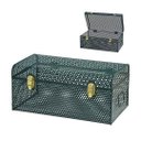 Ver imagem 2 de Báu Decorativo em Metal Verde 46cm 16079-pl