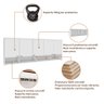 Guarda Roupa Aéreo 5 Portas Modulado 100% MDF Setiba Móveis Rimo Branco iii - 5